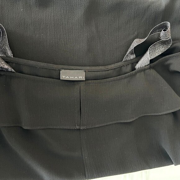 Tahari Black Top Sz S/M - Picture 4 of 9